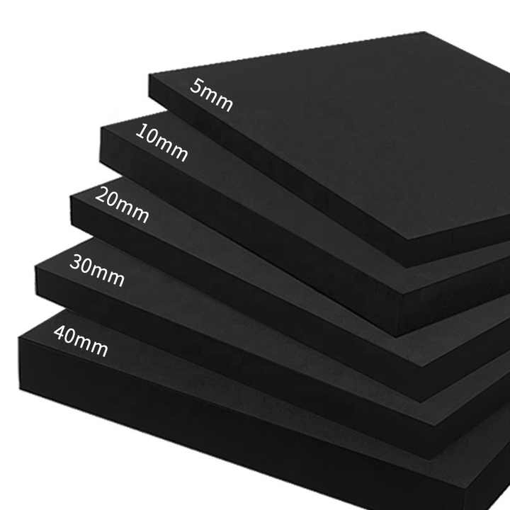 Black Color High Density EVA Foam Sheet For Packaging Hardness EVA-38-40 By PAIDU
