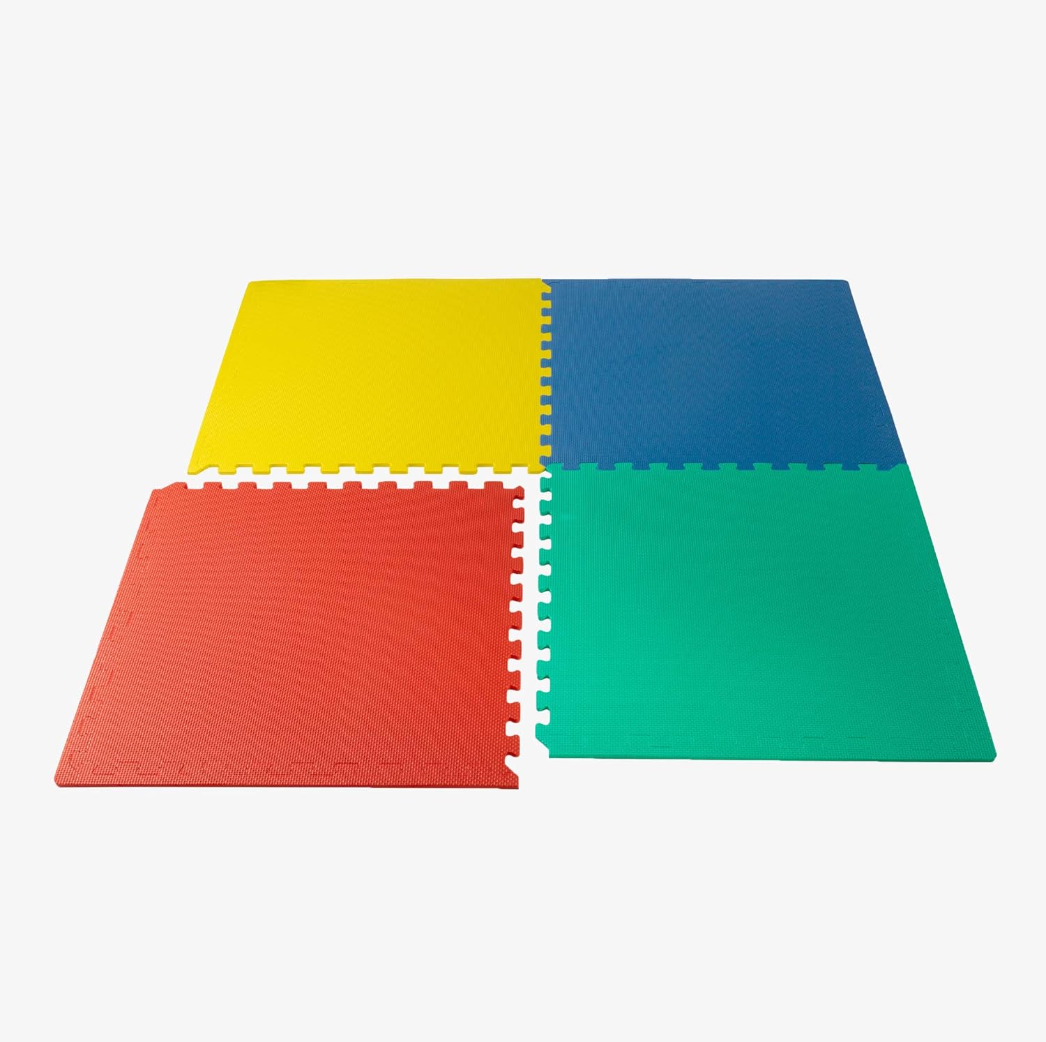 3/8 Inch Thick Multipurpose Exercise Floor Mat With EVA Foam Interlocking Tiles Anti-fatigue For Home Or Gym 24 in x 24 in By PAIDU