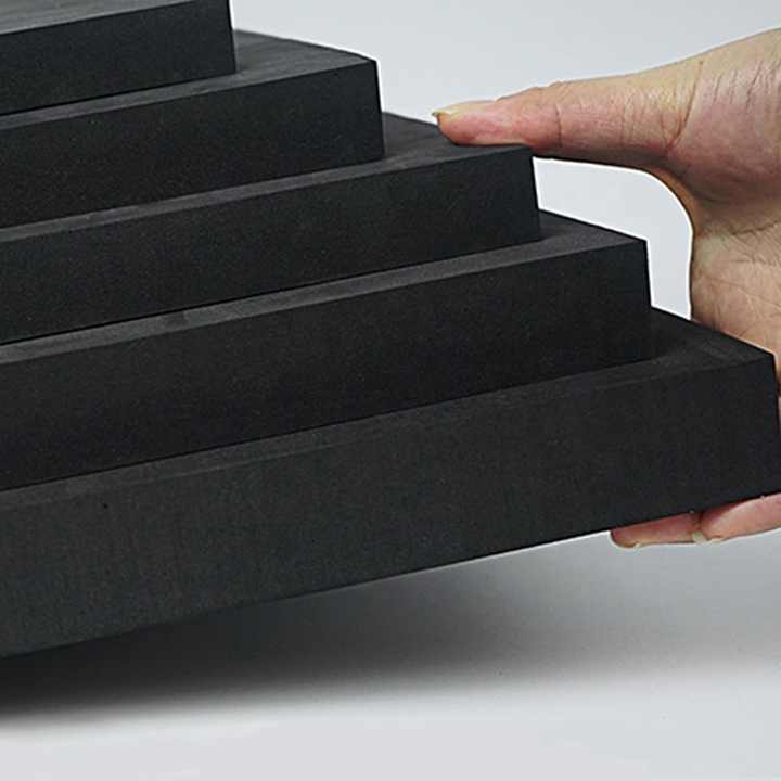 Black Color High Density EVA Foam Sheet For Packaging Hardness EVA-38-40 By PAIDU