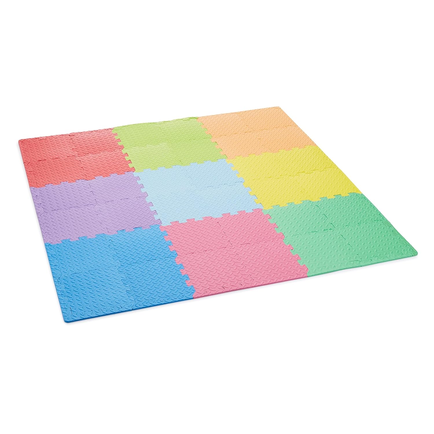 Kids Puzzle Exercise Interlocking Play Mat Eva Foam 36 Tiles 12x12 54 Borders By PAIDU