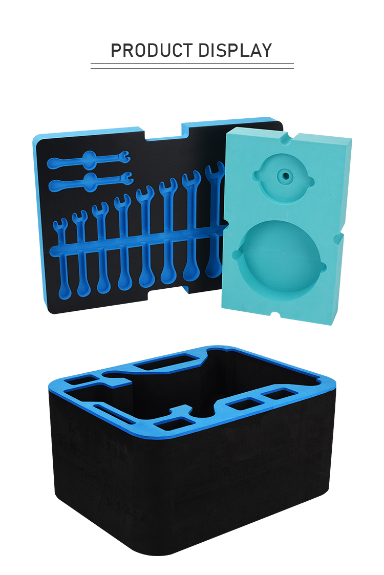 Paidu factory custom CNC engrave Cutting shape Pure White Protective Different Shape eva molded foam engrave process