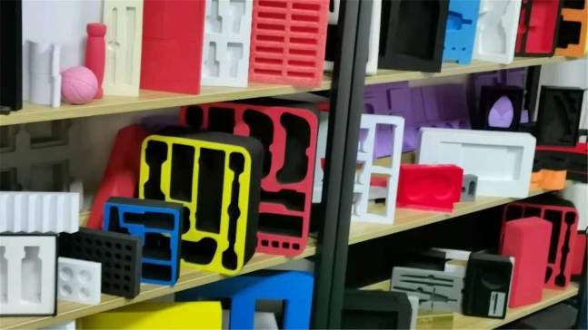 Paidu Factory directly hard EVA sponge engraving for packaging protection