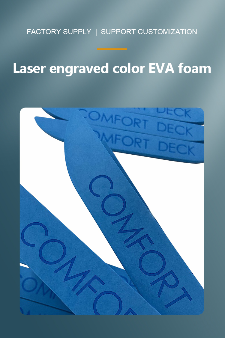 Paidu Customized High Density Shockproof Waterproof Die-cut Eva Foam Laser Engraved Colorful EVA Foam